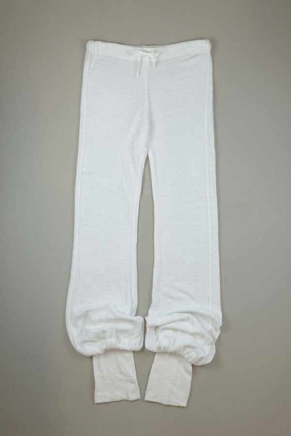 VeniceW 25 Spring/Summer Base Casual Pants VCW-P2-BAI White